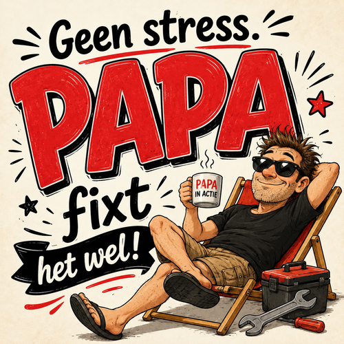 Geschenkkaart - Papa met humor!