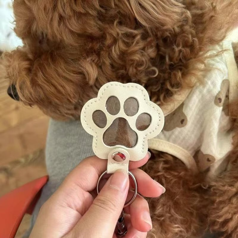 Leren sleutelhanger ter nagedachtenis aan uw huisdier - 🐾 Houd hun herinnering altijd dichtbij