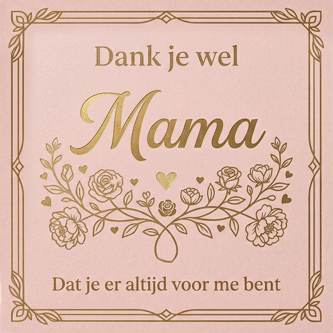 Geschenkkaart - Bedankt Mama