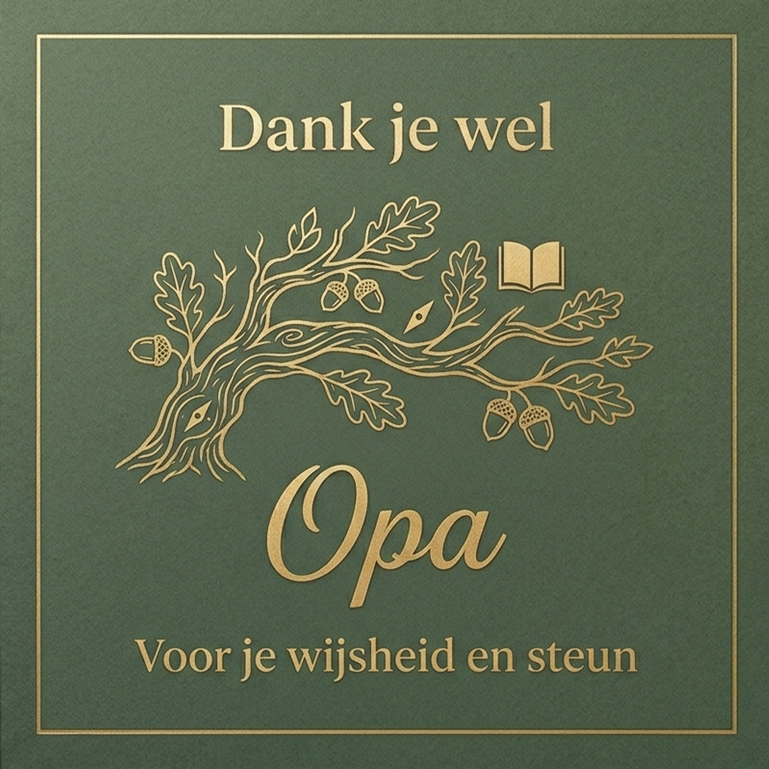 Geschenkkaart - Bedankt Opa