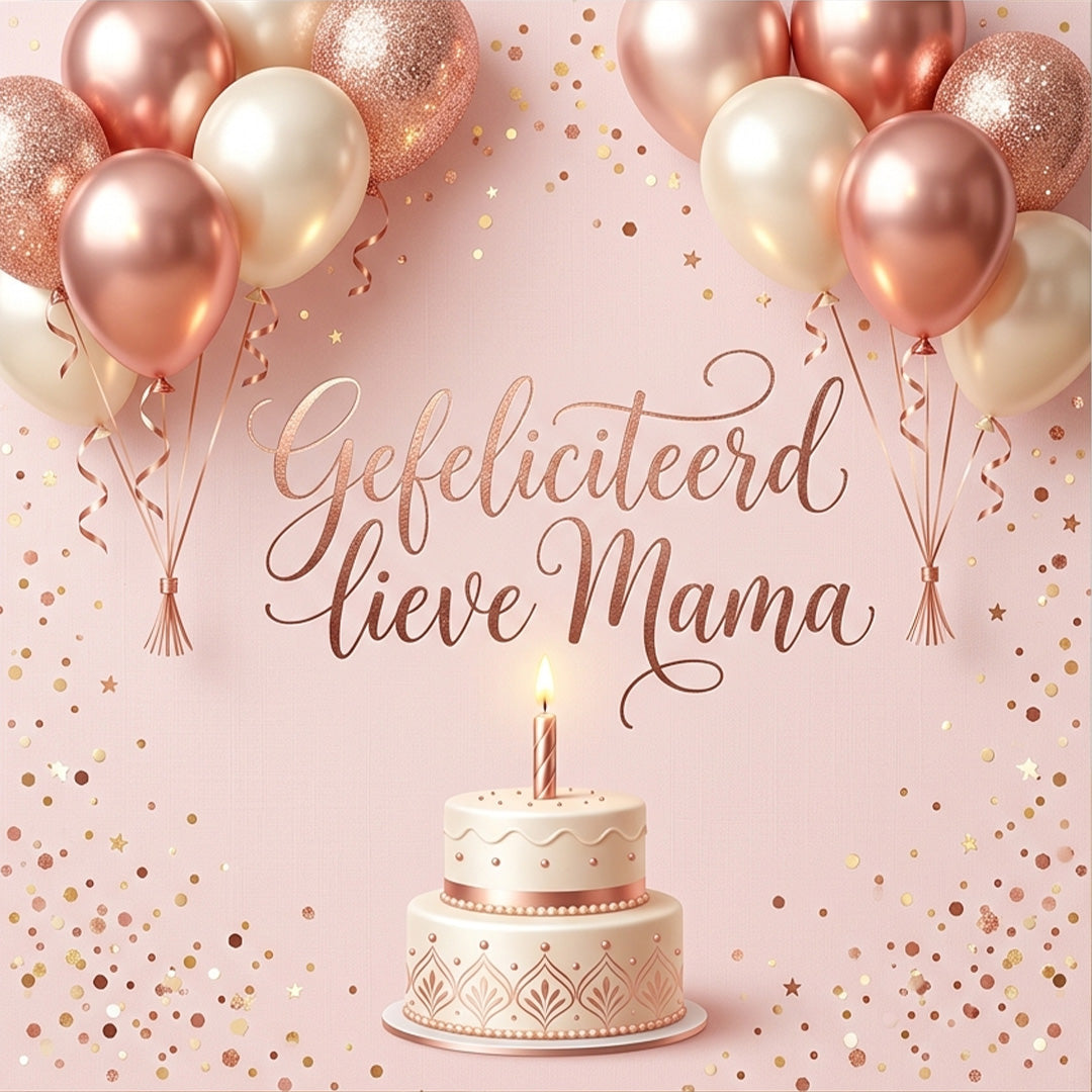 Geschenkkaart - Gefeliciteerd Mama