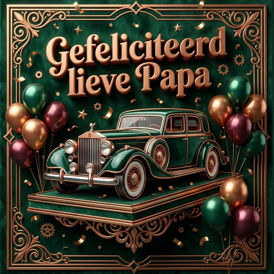 Geschenkkaart - Gefeliciteerd Papa