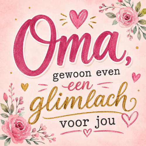 Geschenkkaart - Oma (Zomaar Even)