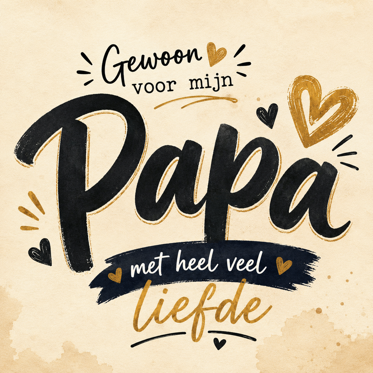 Geschenkkaart - Papa (Zomaar Even)