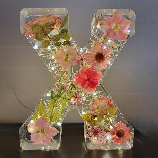 🎁Handgemaakte Bloemenharsletters LED